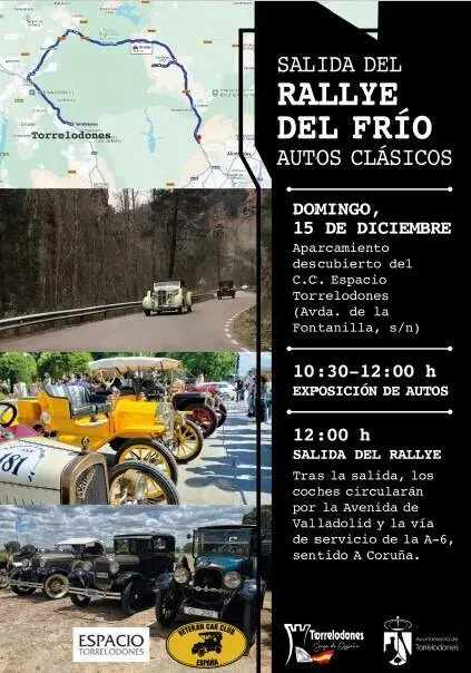 Cartel Rally del Frío Torrelodones 15 de diciembre de 2024