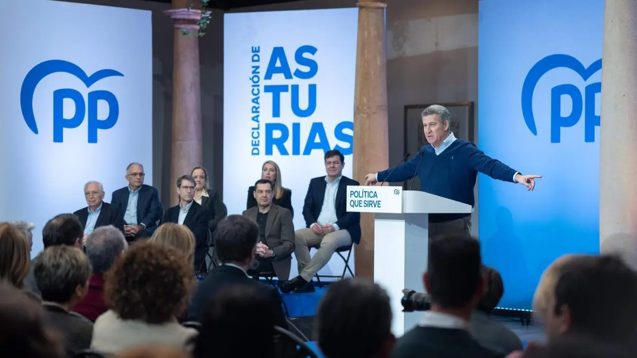 Alberto Núñez Feijóo anuncia que las comunidades del PP rebajarán el ITP al 4% - Foto de PP/Diego Puerta