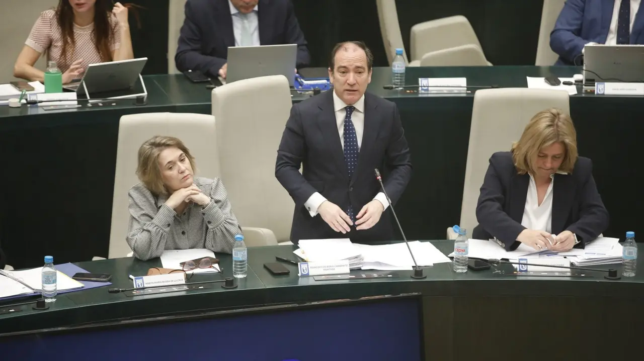 Carabante en la sesión del Pleno de hoy - Ayuntamiento de Madrid