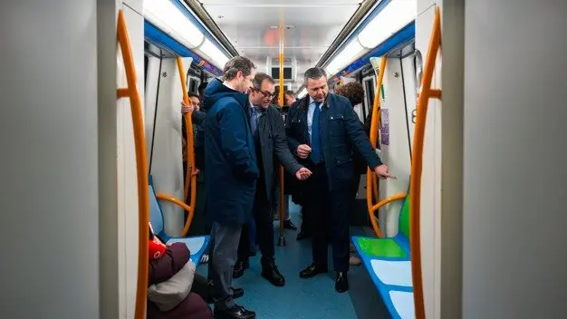 El consejero Rodrigo ha presentado hoy esta iniciativa de Metro Madrid - Foto Comunidad de Madrid