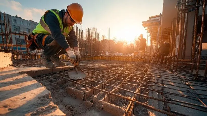 Trabajador del sector de la construcción - Foto 123RF/yourapechkin