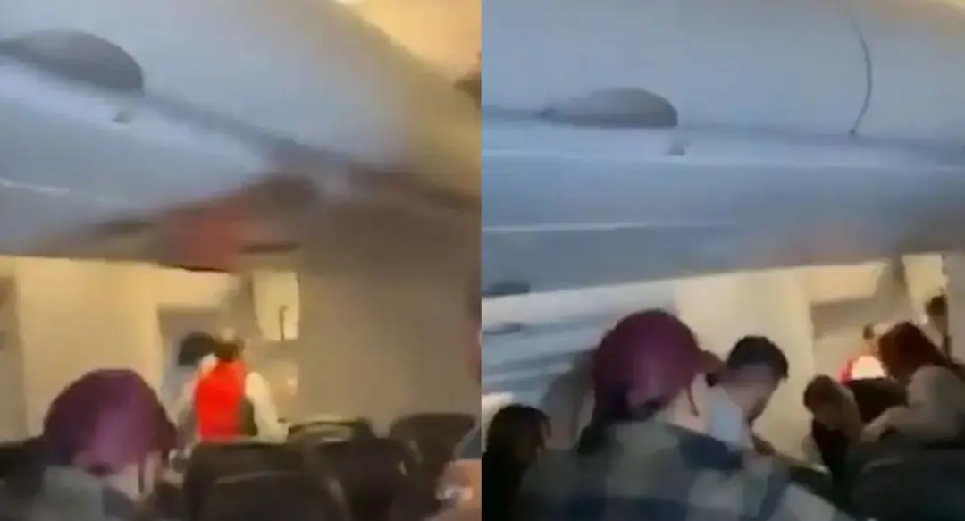 Terror en el aire: un pasajero intenta abrir la puerta de un avión en pleno vuelo Madrid-Caracas