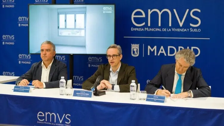 Sorteo de 310 viviendas de alquiler asequible de EMVS Madrid, presidido por el Consejero Delegado de EMVS Madrid, Diego Lozano