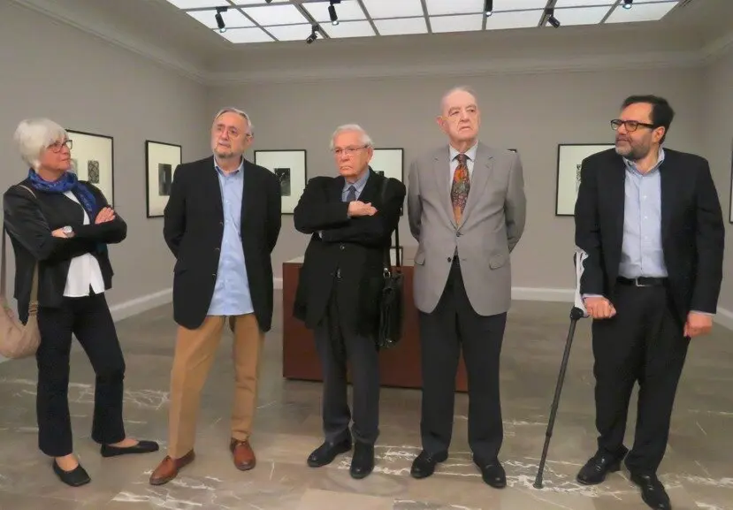 Laura Terré, Publio López Mondéjar, Víctor Nieto, 
Tomás Marco y Adolfo Autric  - José Belló Aliaga