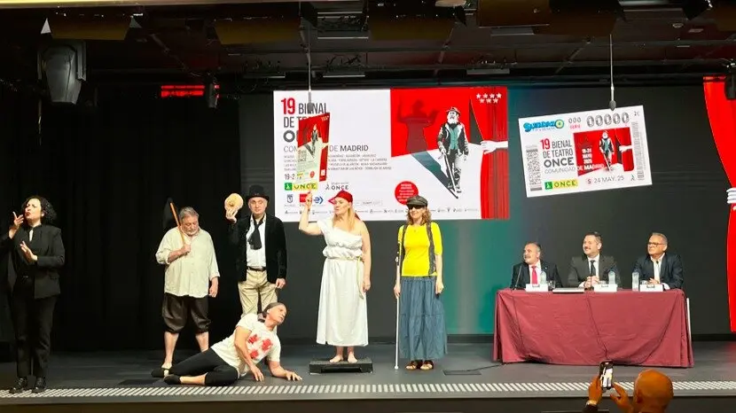 Presentación y firma convenio Bienal de Teatro ONCE - Foto Comunidad de Madrid