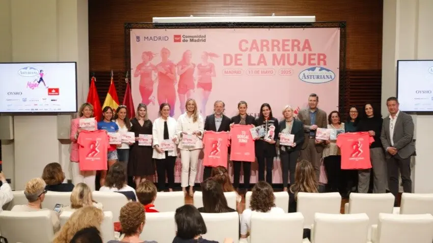 Cea, durante la presentación de este lunes de la Carrera de la Mujer - Foto Ayuntamiento de Madrid
