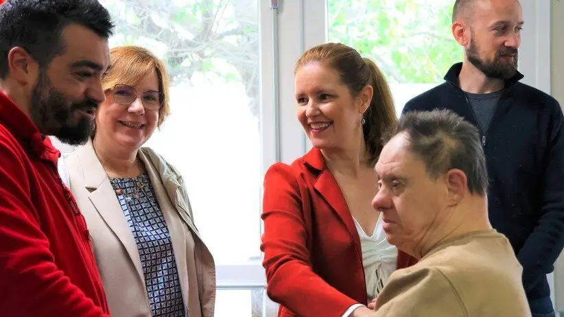 La consejera Dávila en el Centro Integral de la Fundación Envera - Foto Comunidad de Madrid