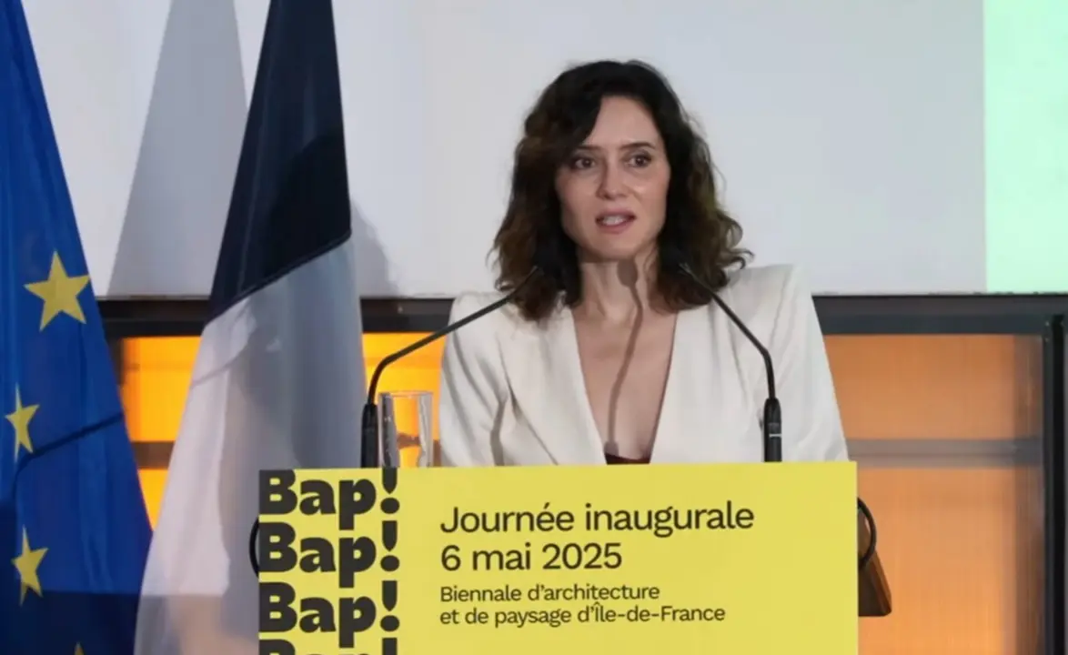 Ayuso durante su intervención - Imagen Comunidad de Madrid