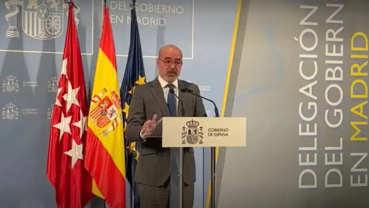 Rueda de prensa posterior a la imputación del Delegado del Gobierno en Madrid