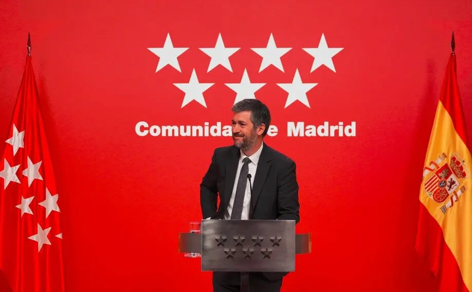 Miguel Ángel García Martín en rueda de prensa - Foto de la Comunidad de Madrid