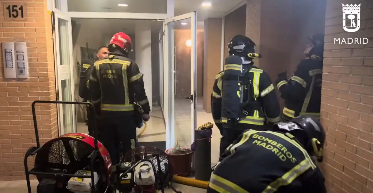 Incendio Villaverde - Foto Emergencias Madrid