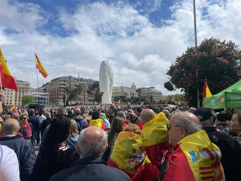 Manifestación Colón 10 de mayo