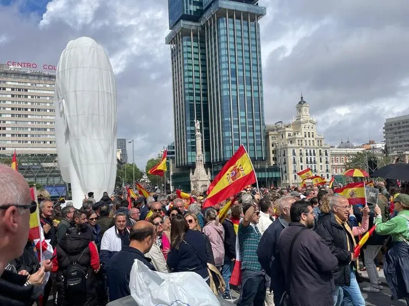 Manifestación Colón 10 de mayo