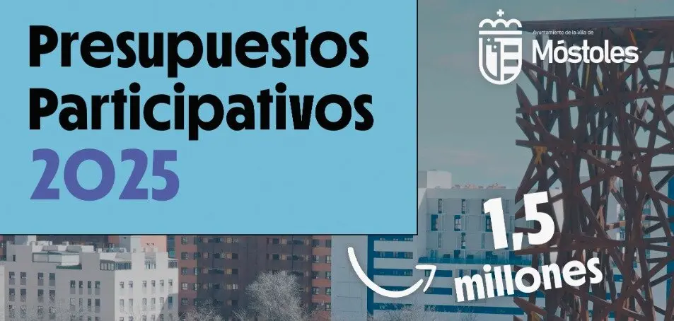 Presupuestos participativos Móstoles 2025 - Imagen Ayuntamiento Móstoles