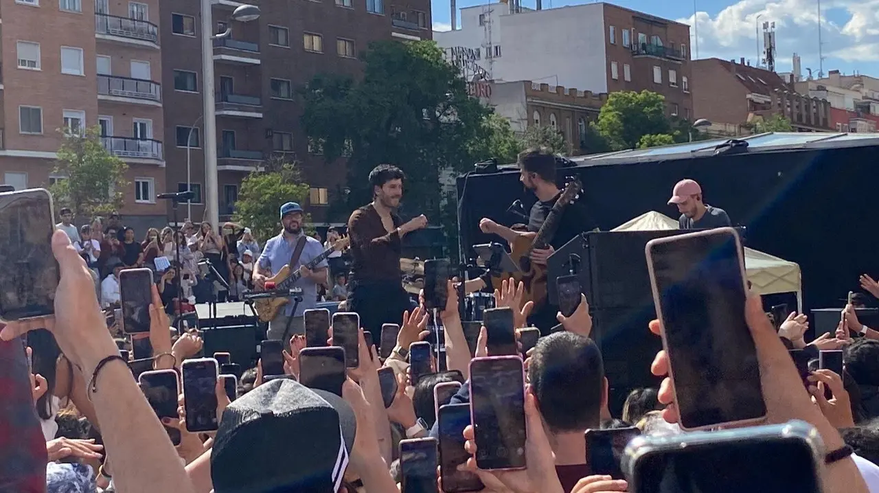 Sebastián Yatra en Príncipe Pío