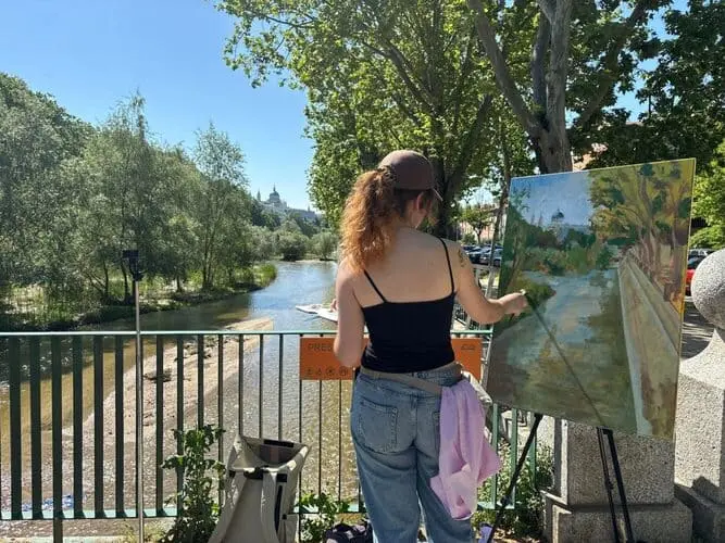 Madrid convierte la calle en un museo vivo con la XXIV Jornada de Pintura en la Ermita de San Antonio de la Florida