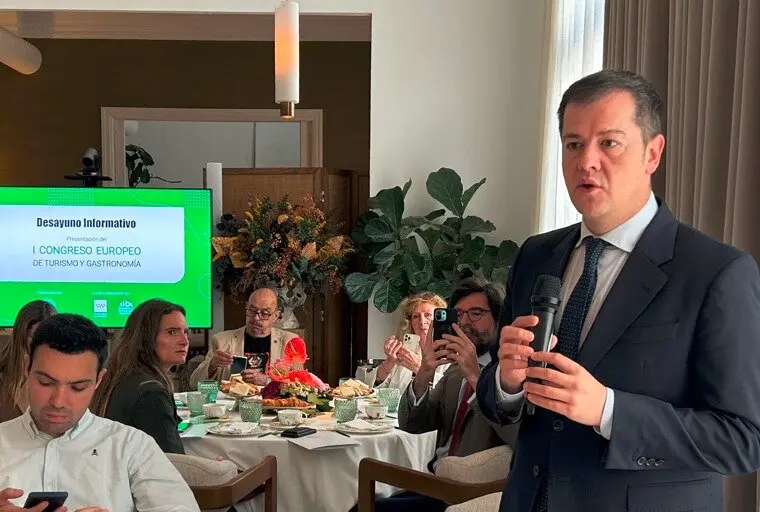 El viceconsejero Martín ha participado en la presentación   I Congreso Europeo de Turismo y Gastronomía - Foto Comunidad de Madrid