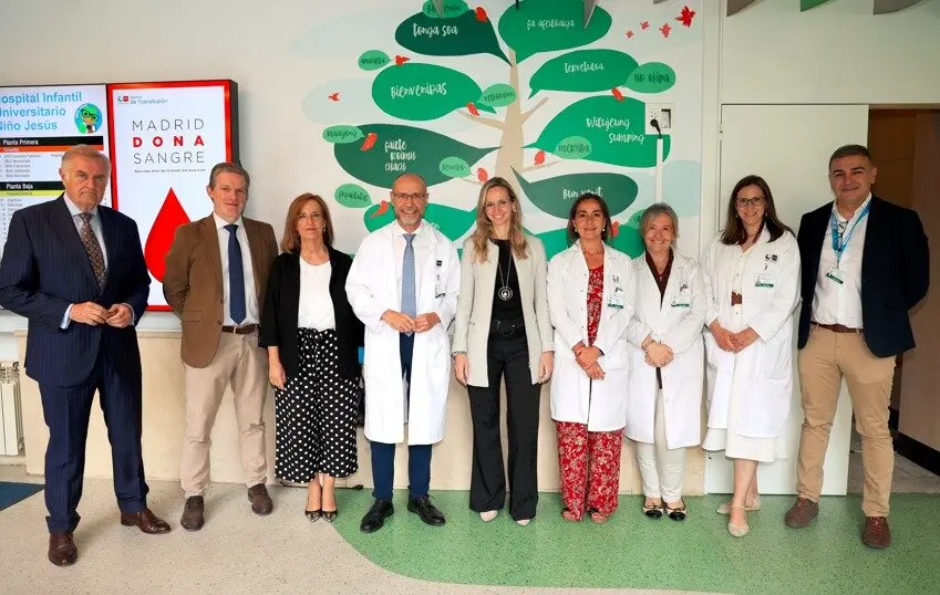 La viceconsejera de Sanidad ha participado en el acto del 25 aniversario del Servicio de Transfusión del Hospital público Niño Jesús - Foto Comunidad de Madrid