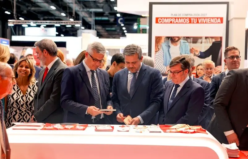 El consejero Rodrigo, en la inauguración del Salón Inmobiliario SIMA - Foto Comunidad de Madrid