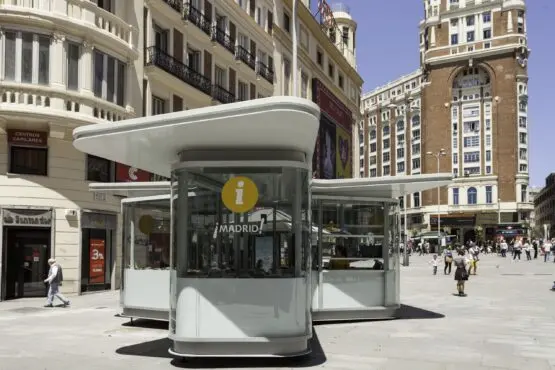 Imagen de archivo del Punto de Información Turística en la plaza de Callao