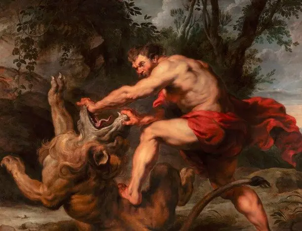 Sansón y el león de Rubens, declarado Bien Interés Cultural - Foto Comunidad de Madrid