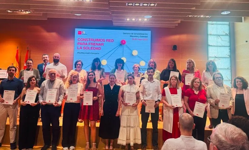 La consejera Dávila, en la clausura de la I Semana de la Sensibilización contra la soledad - Foto Comunidad de Madrid