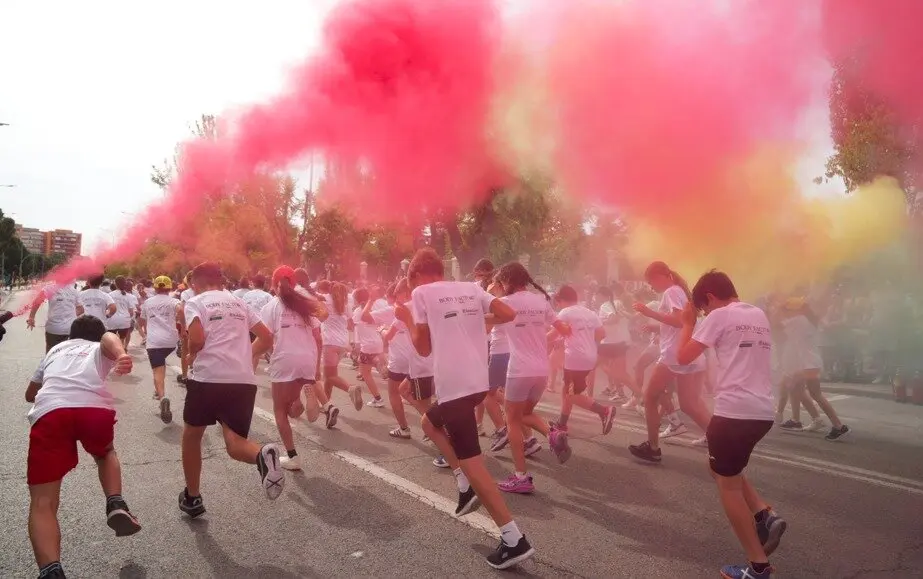 Carrera solidaria infantil contra las enfermedades raras - Foto Ayuntamiento Móstoles