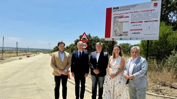 Terminada la reforma de un tramo del Cordel Segoviano entre Galapagar y Villanueva del Pardillo