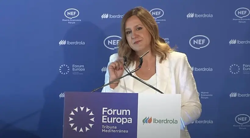 Begoña Carrasco en el  Forum Europa Tribuna Mediterráneo