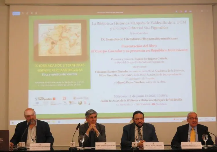 Basilio Rodríguez Cañada; Pedro González-
Trevijano; Miguel Reyes Sánchez y Feliciano 
Barrios Pintado