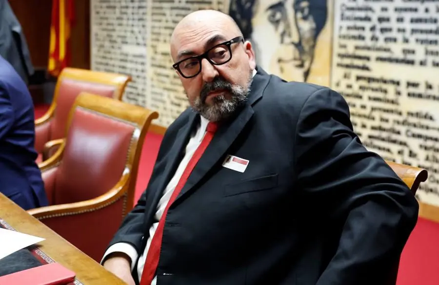 Koldo García cuando compareció en el Senado | Foto del Senado