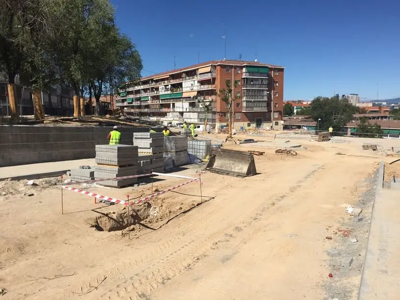 urbanización del barrio de la UVA de Hortaleza