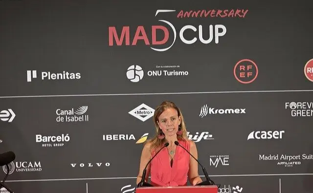 La concejala delegada de Turismo, Almudena Maíllo, en la gala de la V edición de MADCUP FOOTBALL Madrid - Foto Ayuntamiento de Madrid