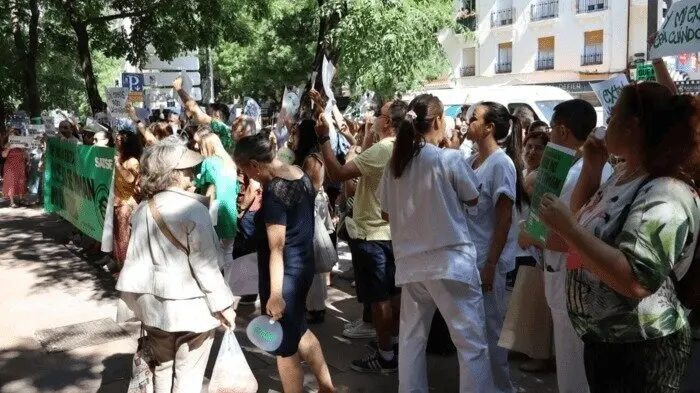 manifestación SATSE Madrid