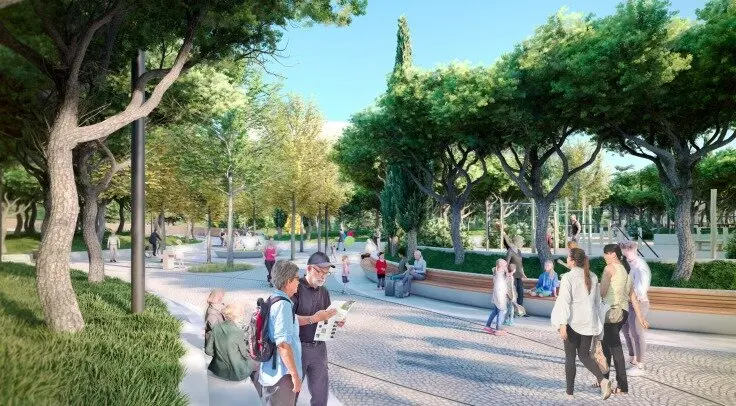 Recreación del futuro Parque Ventas - Foto Ayuntamiento de Madrid