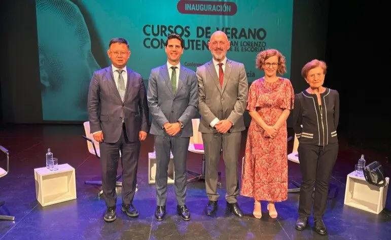 El consejero de Educación, en la inauguración de esta cita  académica - Foto Comunidad de Madrid