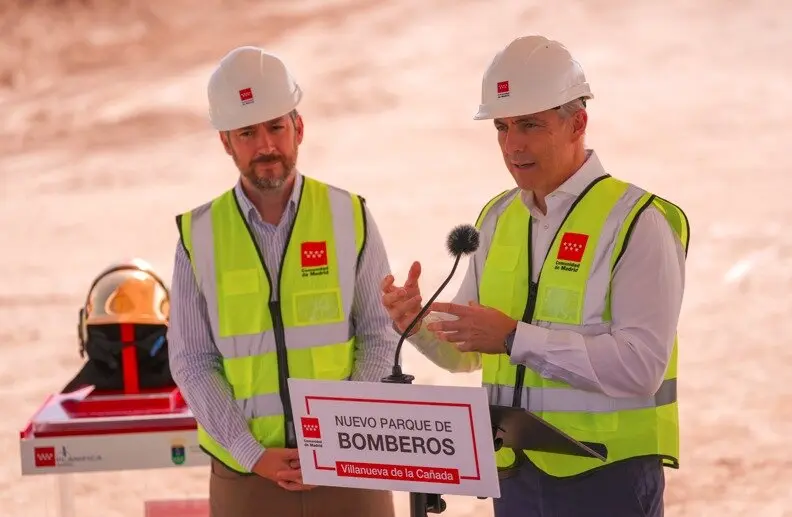 Los consejeros García Martín y Novillo han supervisado hoy el avance de estos trabajos - Foto Comunidad de Madrid