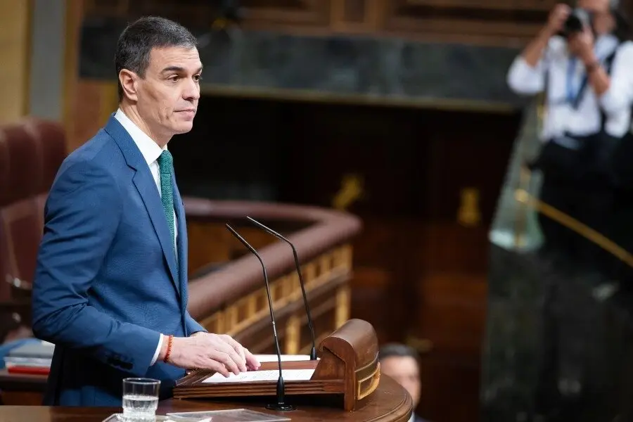 Pedro Sánchez durante una intervención en el Congreso | Foto de Congreso