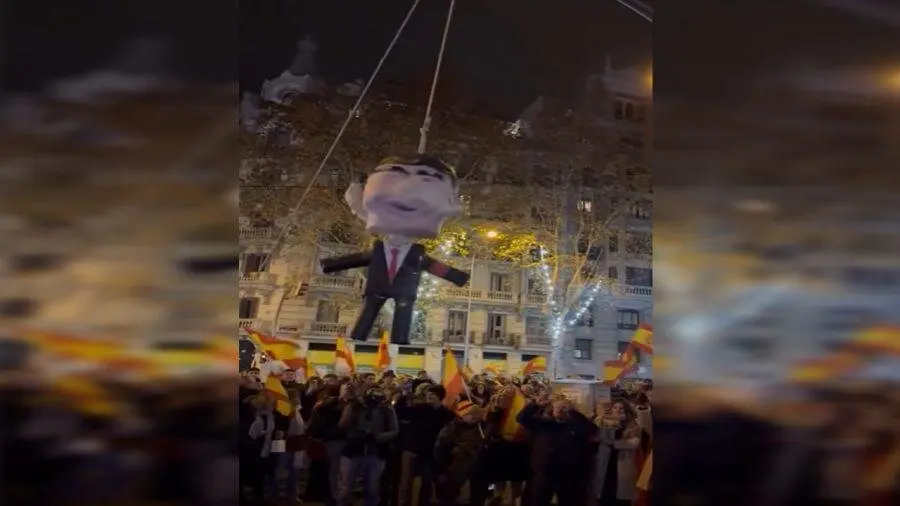 Muñeco de Pedro Sánchez