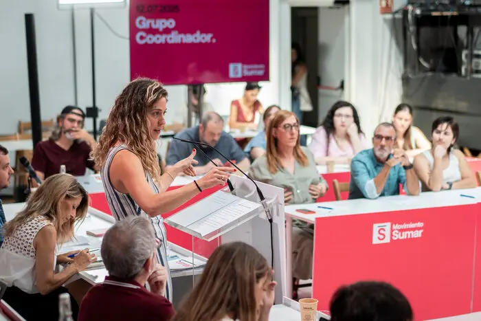 Lara Hernández en su intervención | Foto de Olmo Calvo