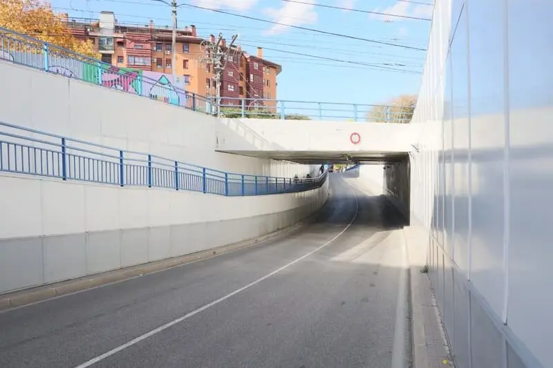 El actual paso en el túnel de la calle Móstoles en Fuenlabrada / Ayuntamiento de Fuenlabrada