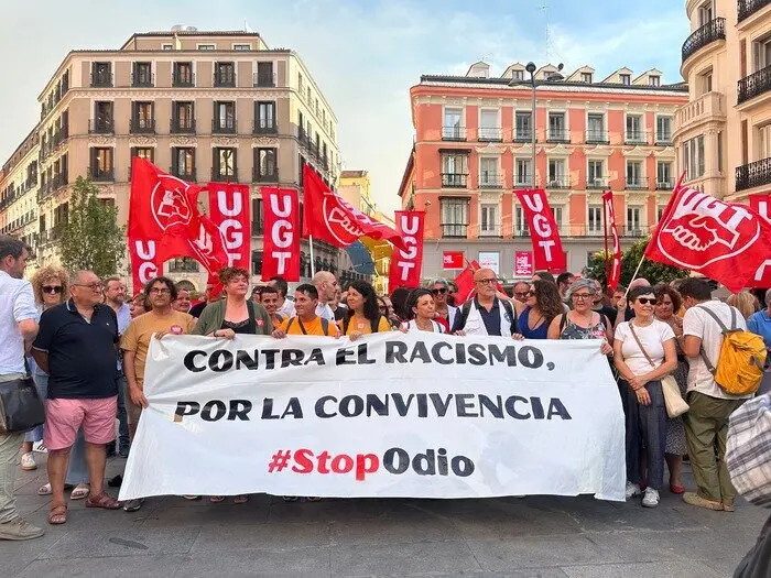 Manifestación contra el racismo en Callao