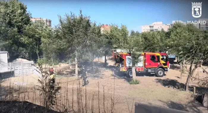 Incendios pasto en Carabanchel y Valdemingómez - Emergencias Madrid