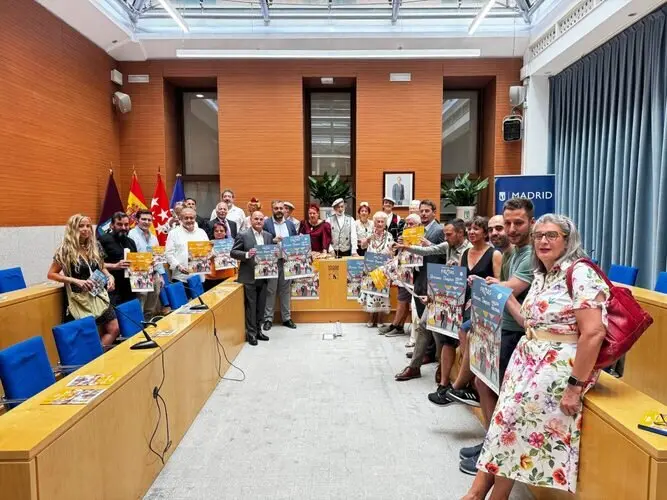 Momento de la presentación del programa de fiestas