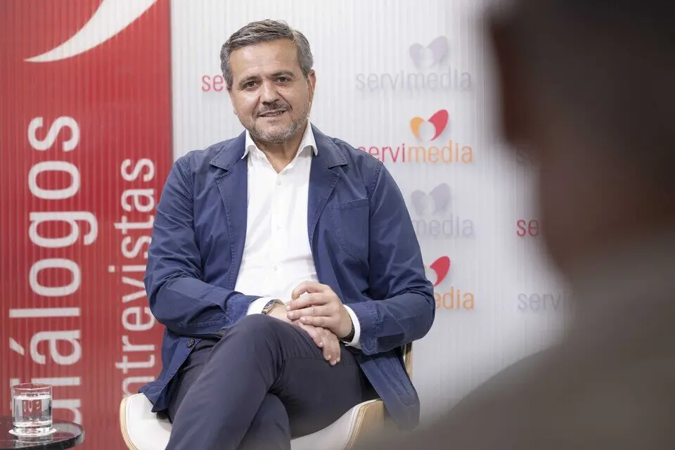 Jorge Rodrigo, en Servimedia | Foto de Jorge Villa