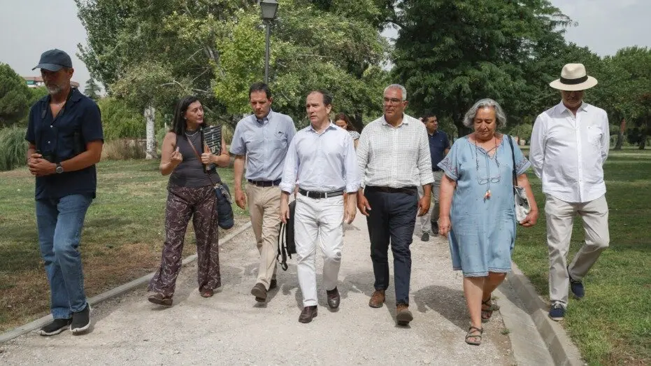 Carabante e Izquierdo durante la visita - Foto Ayuntamiento de Madrid
