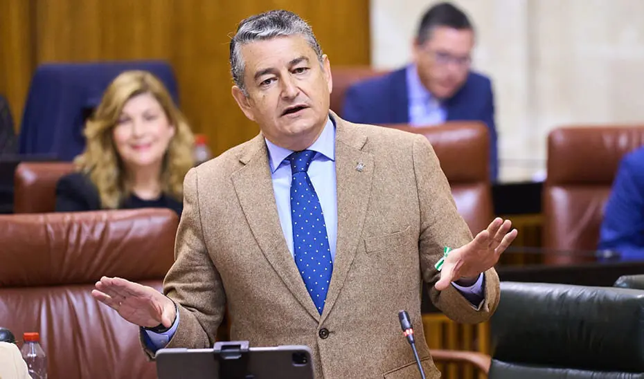 El coordinador de Emergencias e Interior del PP y consejero de Presidencia de la Junta de Andalucía, Antonio Sanz | Foto de la Junta de Andalucía