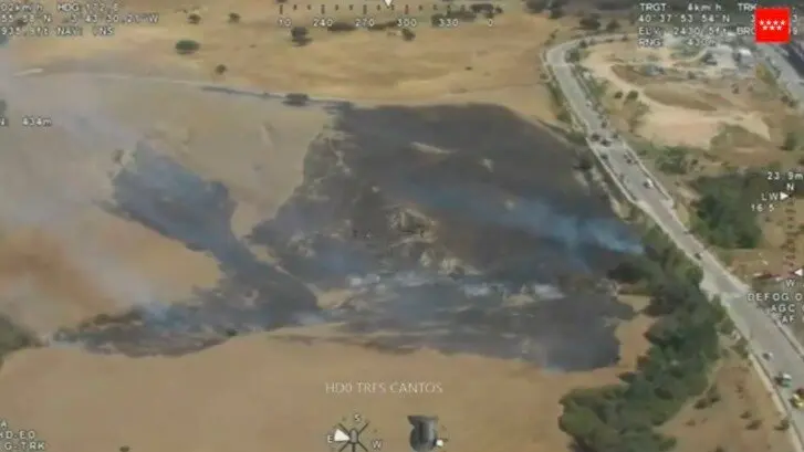 Vista aérea del incendio - Foto 112 Comunidad de Madrid