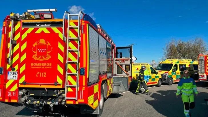 Unidad de Bomberos de Madrid - Foto Emergencias 112