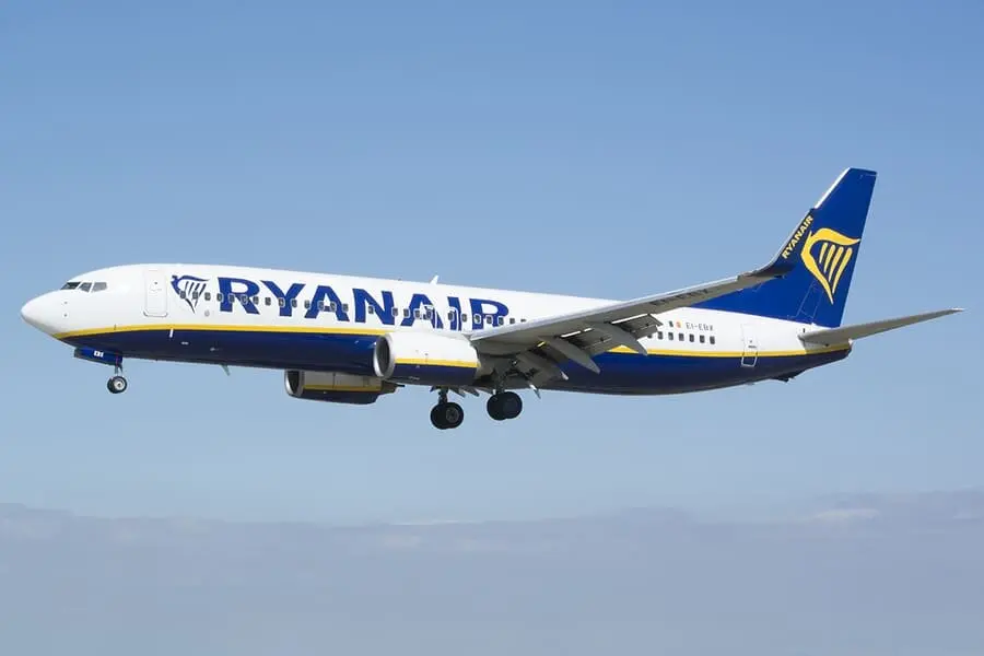 Avión de Ryanair